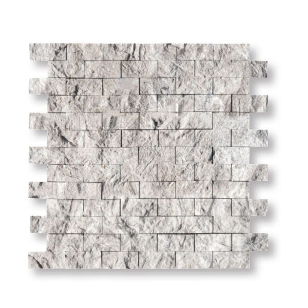 Cream Royal Marble 5/8x1x2 inch Split Face Mosaic