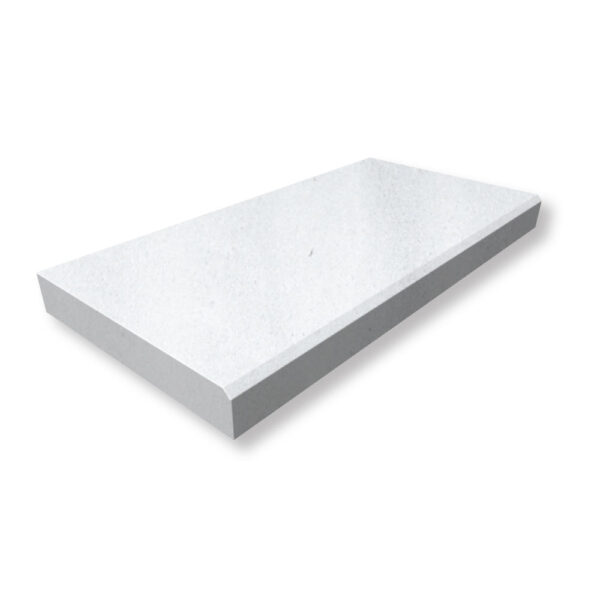 Glacier Marble 2x12x24 Pool Coping Eased Edge