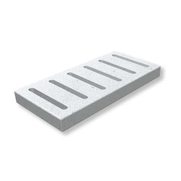 Ice White Marble Pool Coping 1-1/4x6x12 Deck Drain